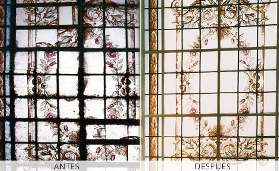 Restauración de vitraux